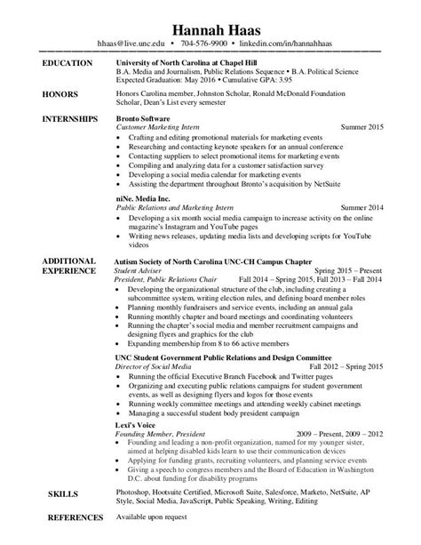 Haas Resume Template
