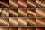 Hair Color Comparison Chart