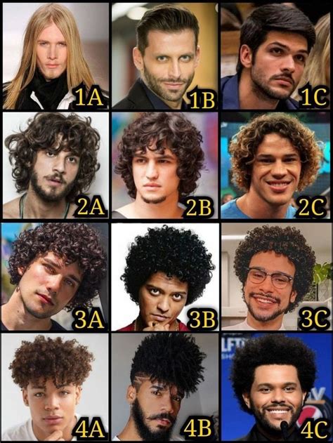 Hair Type Men Chart