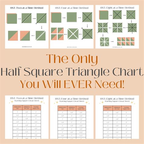 Half Square Triangle Chart