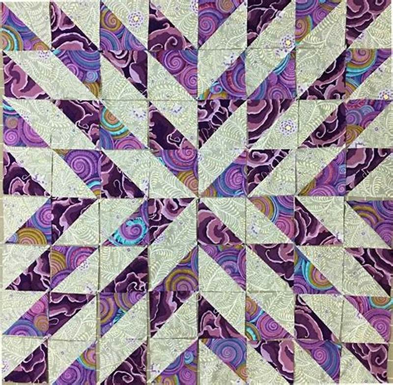 Half Square Triangle Pattern