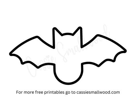 Halloween Bat Template Printable