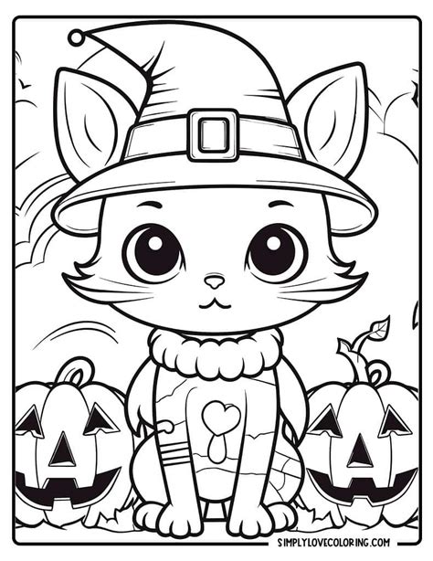 Halloween Coloring Sheet Free Printable