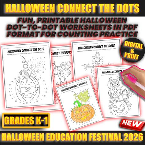 Halloween Connect The Dots Printable