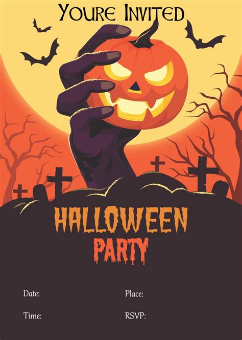 Halloween Invitation Template