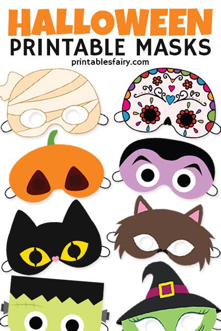 Halloween Printable Masks