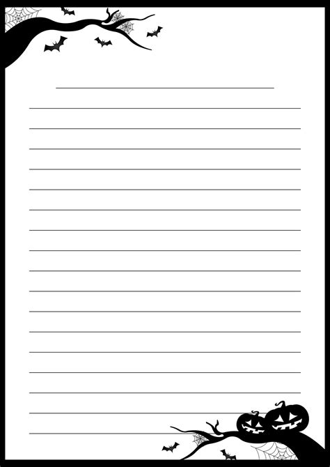 Halloween Stationery Printable