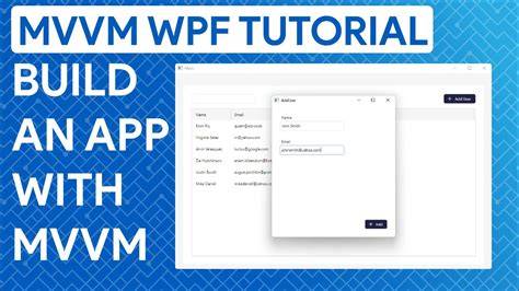 Handling Dialogs in WPF with MVVM