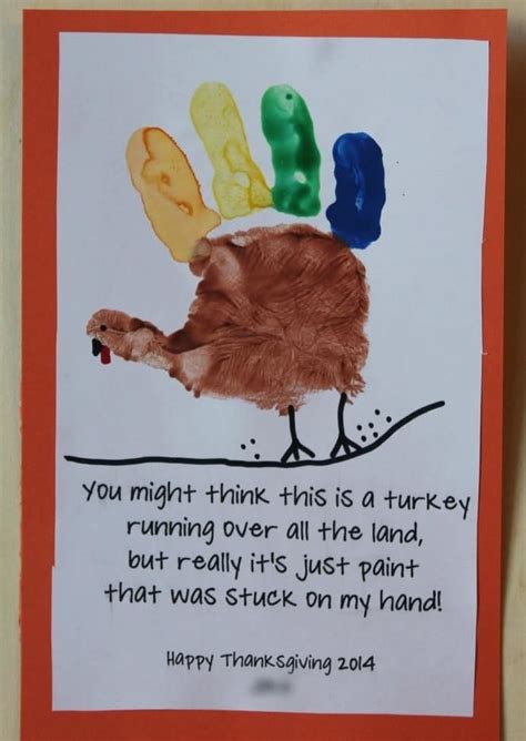 Handprint Turkey Template