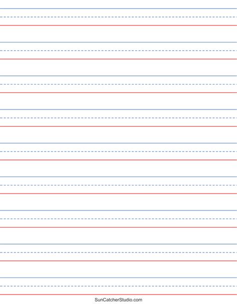 Handwriting Lined Paper Printable