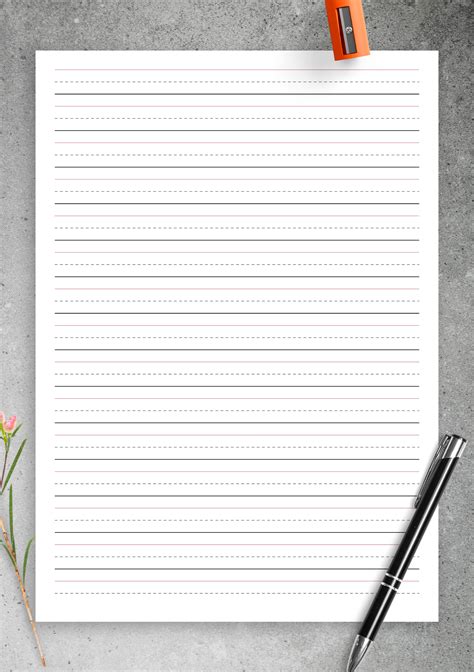 Handwriting Paper Template