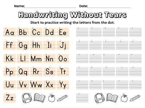Handwriting Without Tears Printable