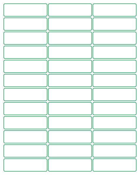 Hanging File Folder Tab Template