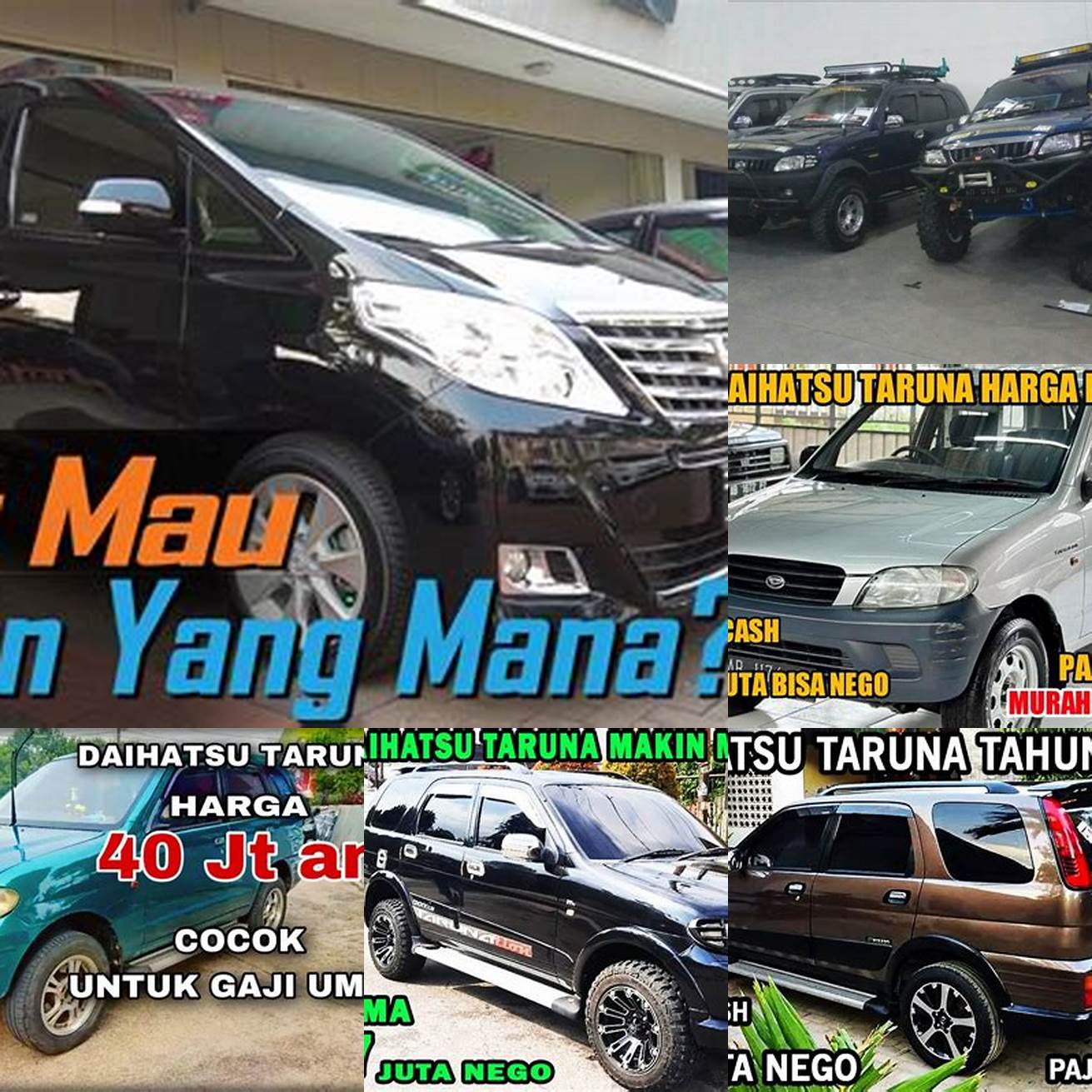 Harga mobil Taruna 2014 di Yogyakarta