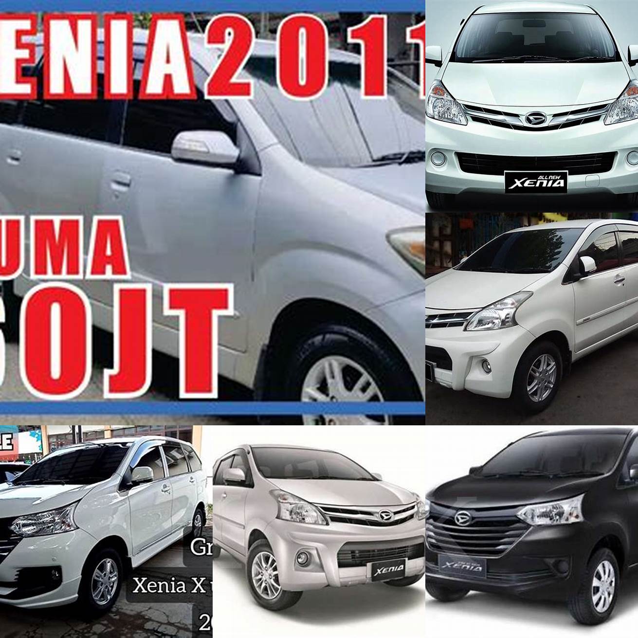 Harga mobil bekas Xenia tahun 2011-2012 berkisar antara 70-80 jutaan