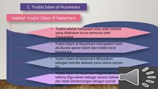 Harmonisasi Antara Ajaran Islam dengan Adat Istiadat dan Tradisi Lokal