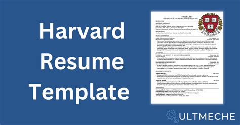 Harvard Gold Standard Resume Template