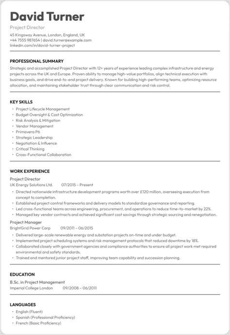 Harvard Gold Standard Resume Template.