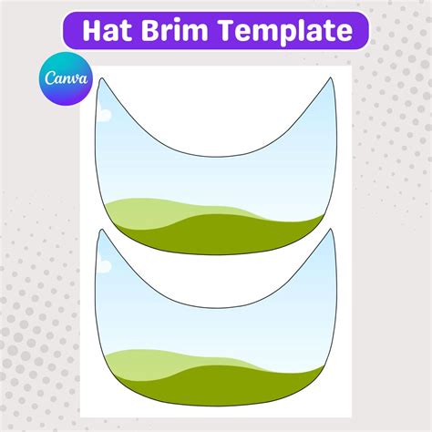 Hat Brim Template