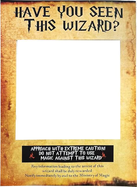 Have You Seen This Wizard Template