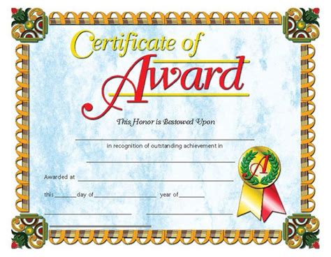 Hayes Templates Certificates
