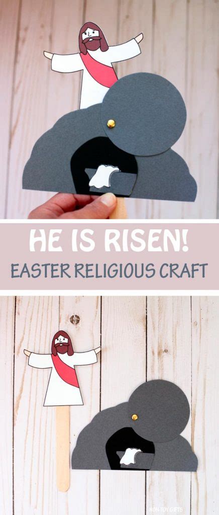 He Is Risen Craft Printable