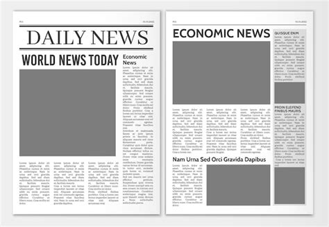 Headline Newspaper Template