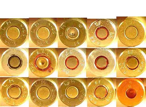 Headstamp Bullet Identification Chart
