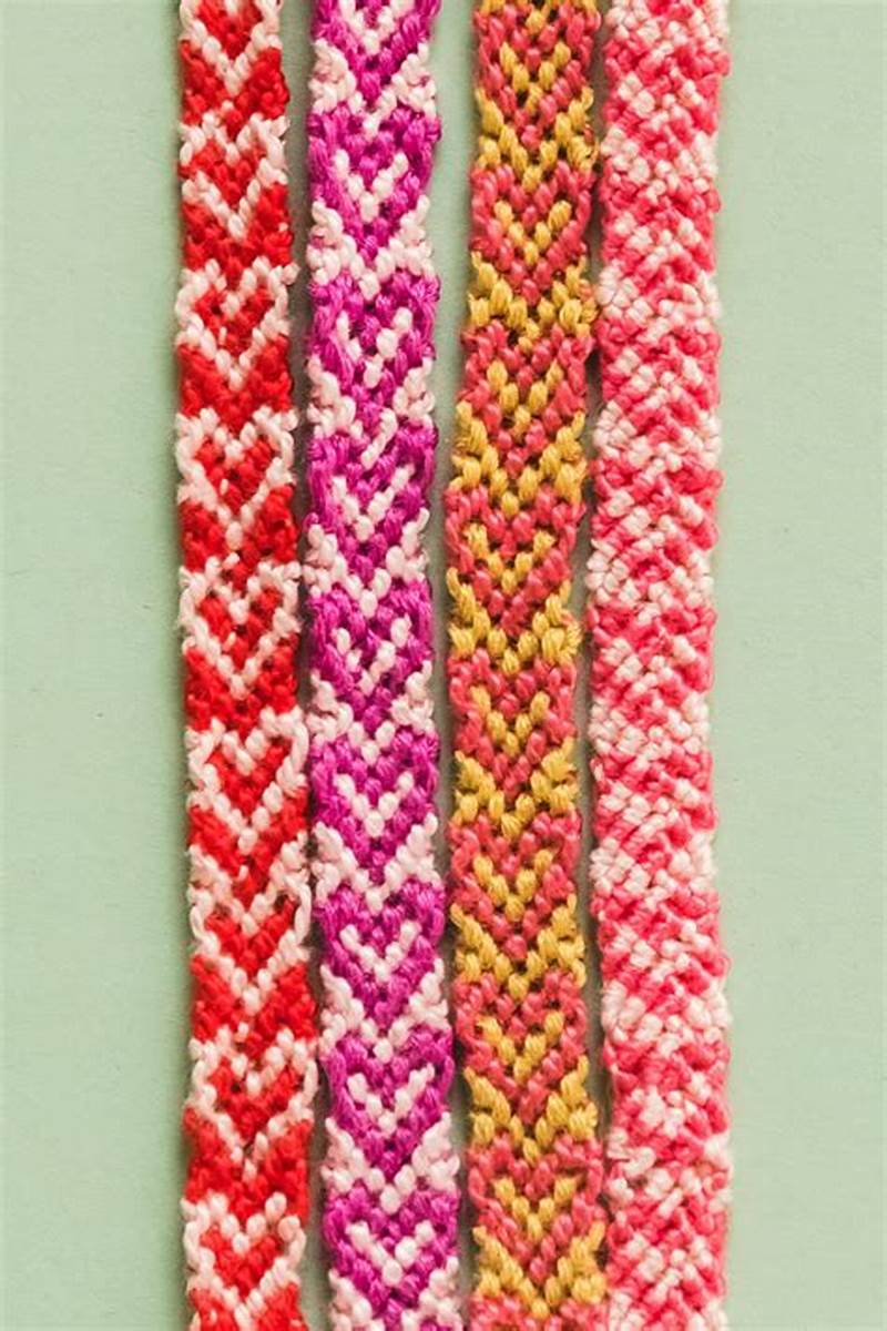 Heart String Bracelet Pattern