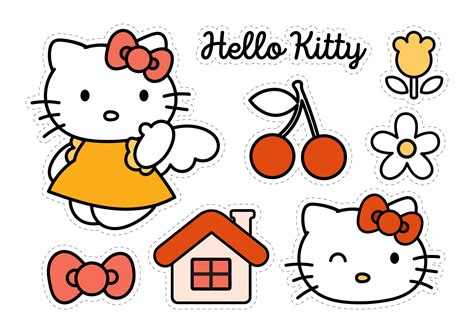 Hello Kitty Printable Stickers