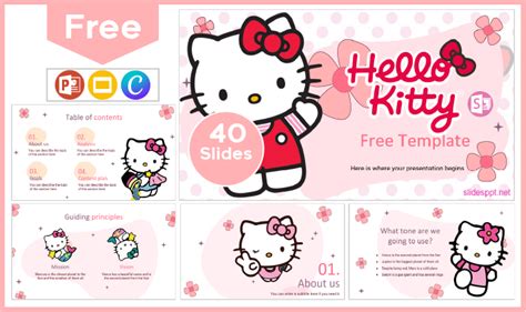 Hello Kitty Slides Template
