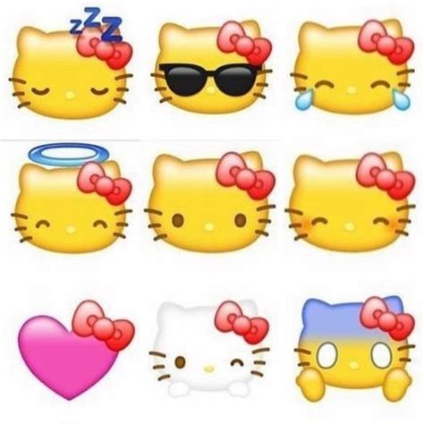 Hello kitty emoji