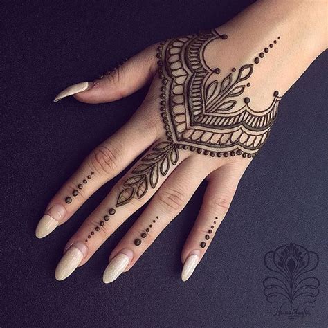 Henna Hand Tattoo Templates