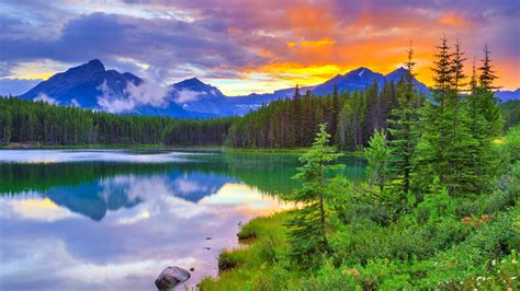 Banff National Park Canada Sunset