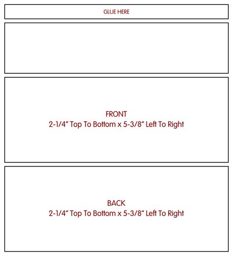 Hershey Bar Wrapper Template