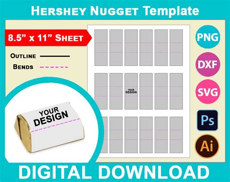 Hershey Candy Wrapper Template