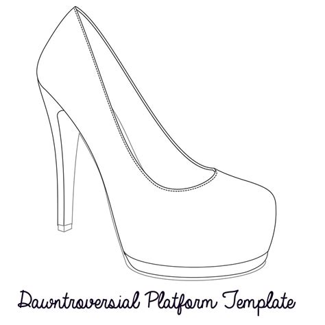 High Heel Template