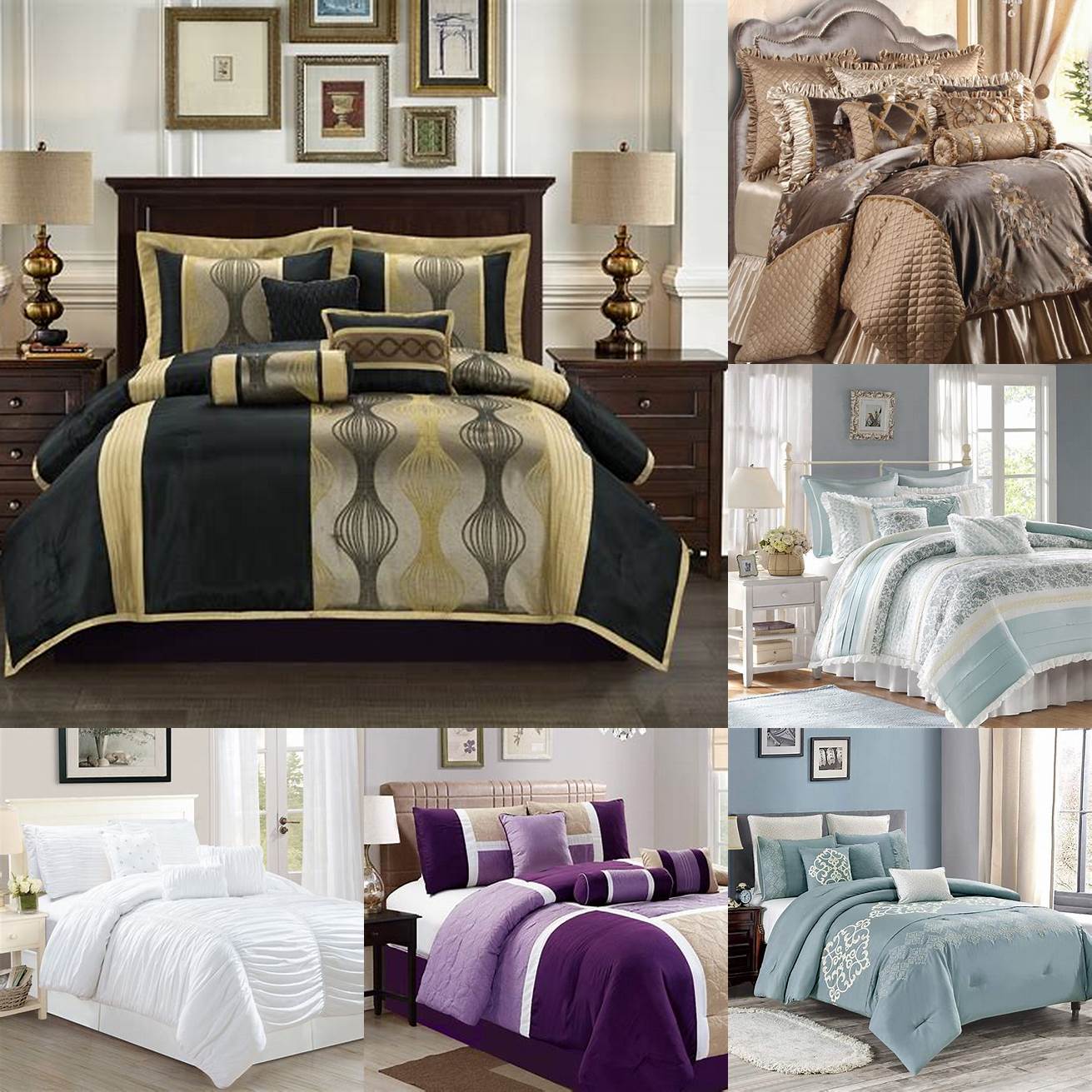 High-quality bedding and pillows