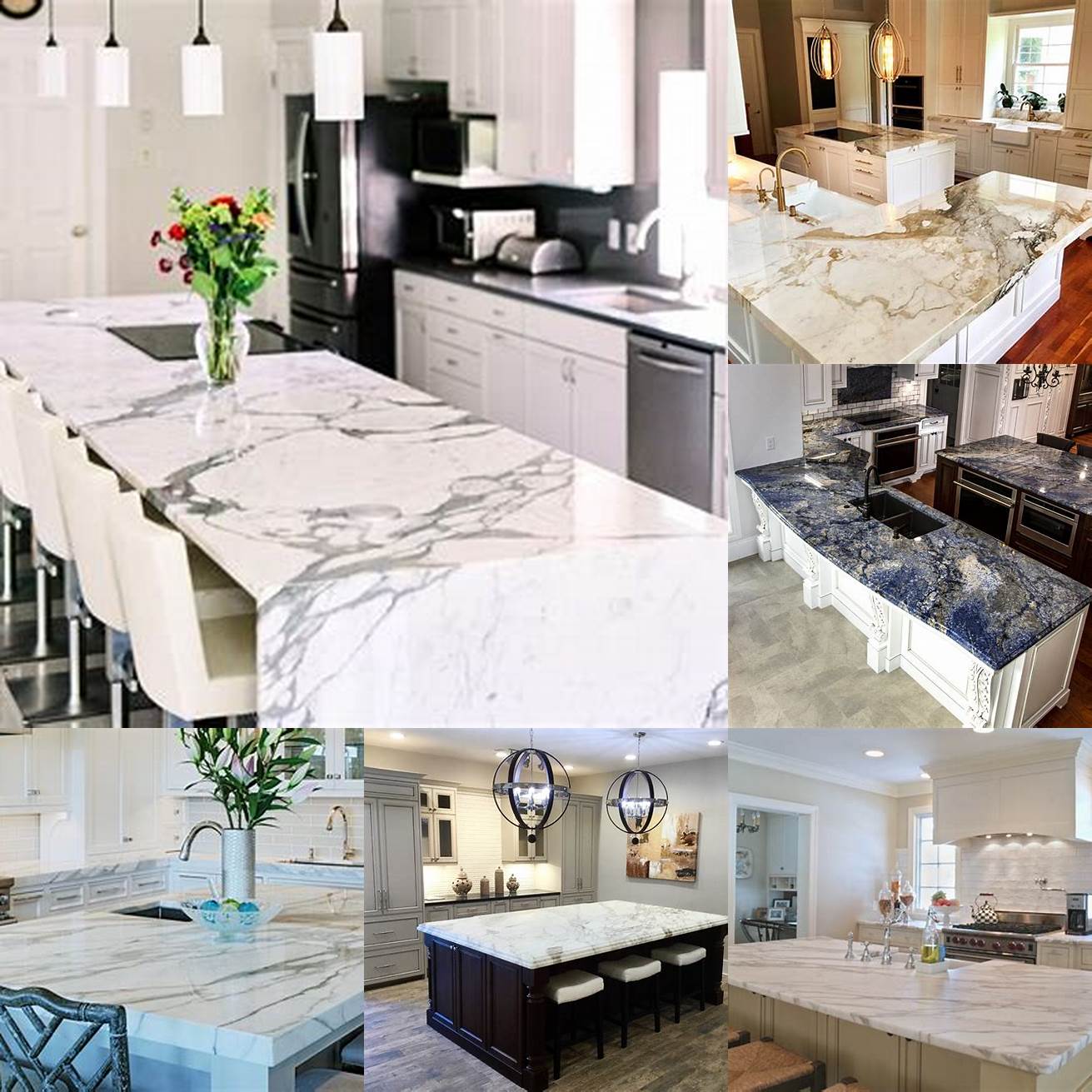 High-quality marble countertop