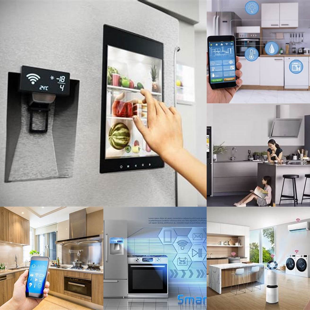 High-tech appliances with smart features