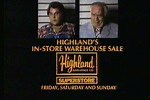 Highland Appliance 2-Day Sale Commercial