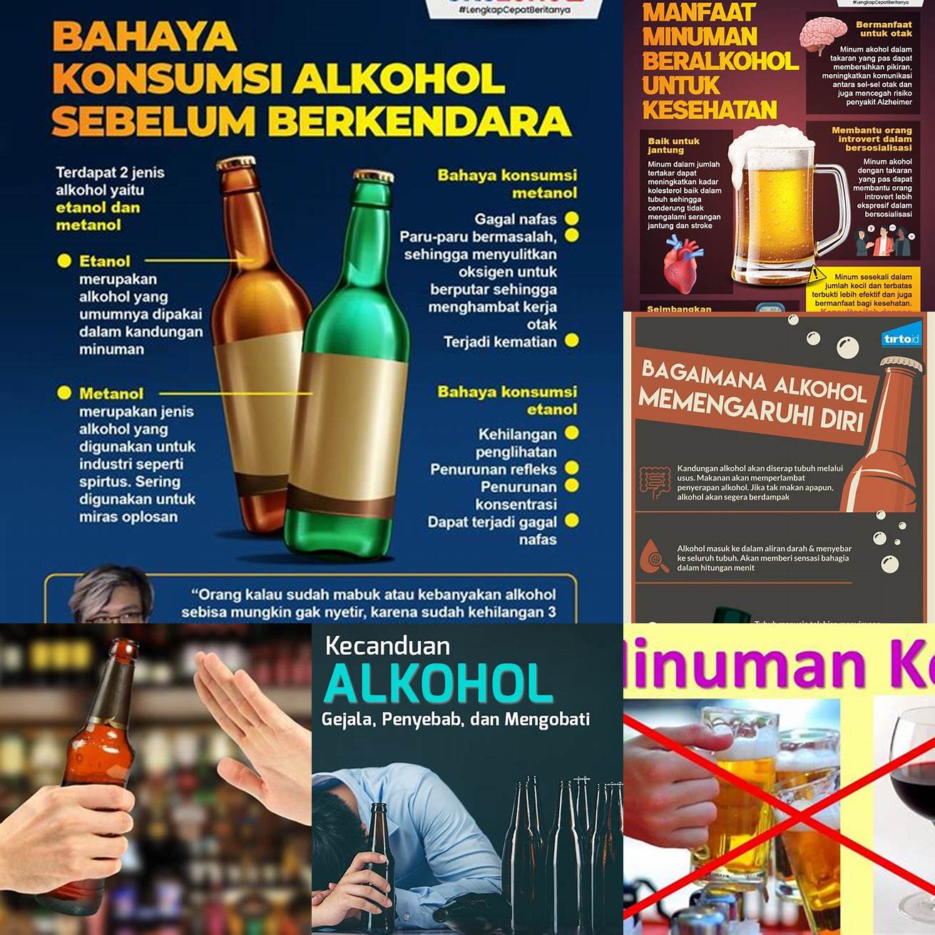 Hindari Konsumsi Minuman Beralkohol dan Kafein