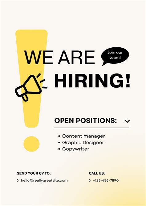 Hiring Ad Template