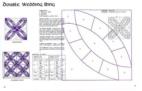 Hobby Lobby Double Wedding Ring Quilt Pattern Templates