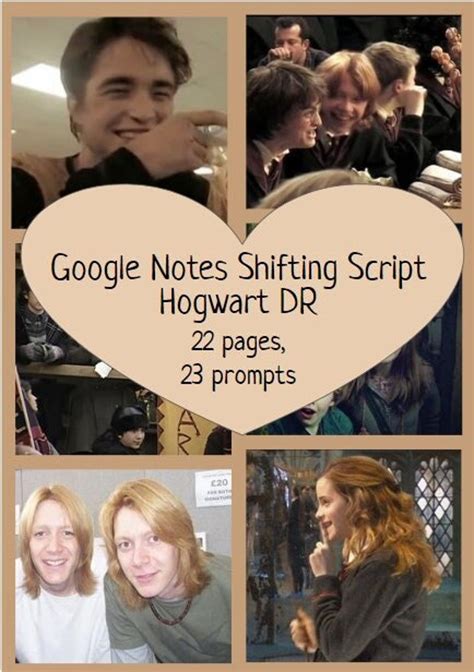 Hogwarts Shifting Script Template