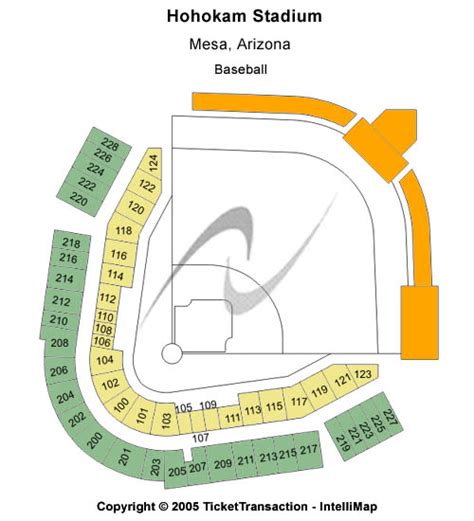 Hohokam Park Seating Chart