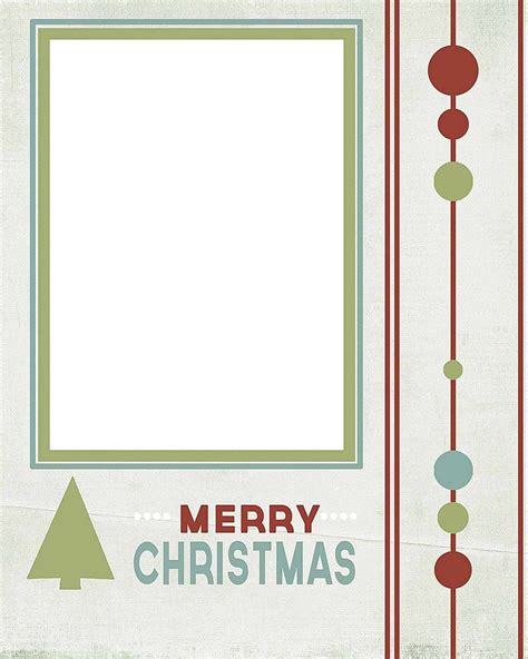 Holiday Card Template Printable