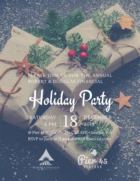 Holiday Flyer Template Free