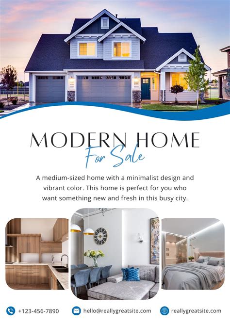 Home For Sale Flyer Template