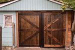 Homemade Wooden Garage Doors